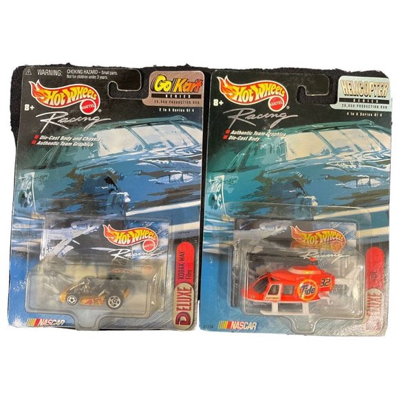 Hot Wheels Racing NASCAR Deluxe Kodak Max Film & Tide Helicopter Diecast ~ NEW - Picture 1 of 16